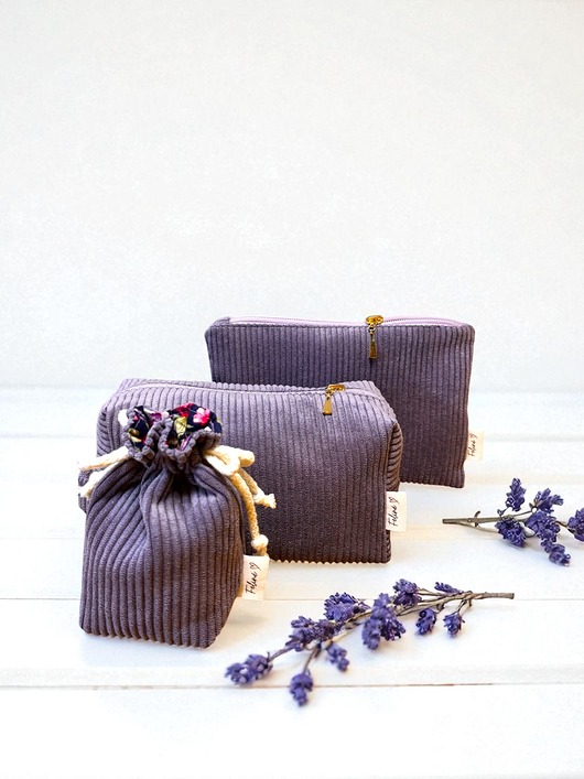 kosmetyczki Zestaw Kosmetyczek Purple