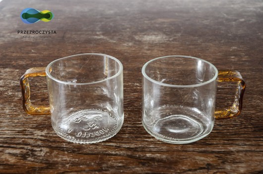 szklane filiżanki recyklingowe redoors przezroczysta