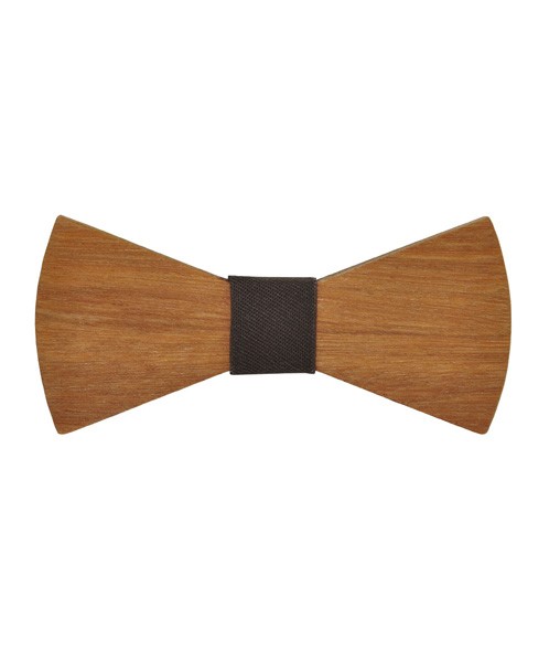 Muszka drewniana - bangkirai The Bow Bow Ties