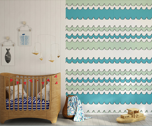 Tapeta dziecięca Waves Humpty Dumpty Room Decoration