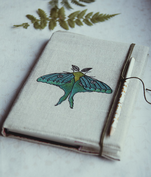 Notes Luna Moth Lilu2art