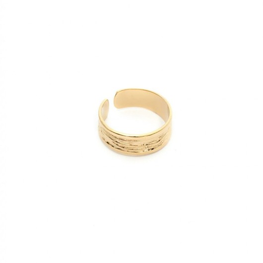 pierścionki - różne Pozłacany pierścionek Obrączka