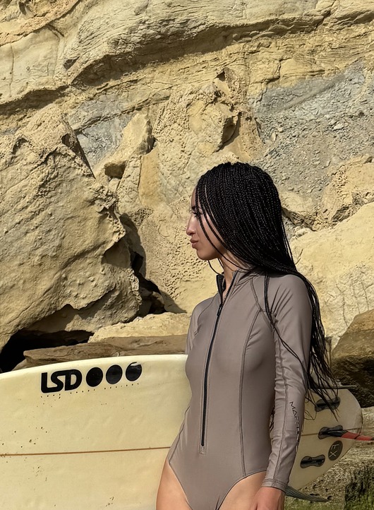 stroje kąpielowe i kostiumy kąpielowe damskie Saghir Swim & Surf Suit  Mocha Kostium jednoczęściowy