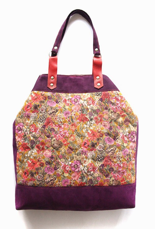 torba - flowers in violet II - elfagado