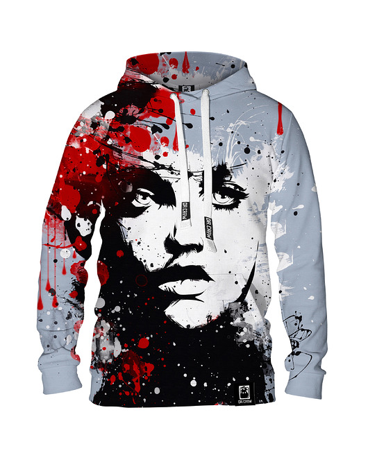 bluzy męskie Męska Bluza z kapturem Splash Woman