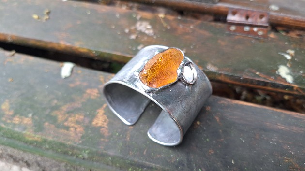 bransoletki wire wrapping Bałtyk - bransoletka regulowana, rezerwacja