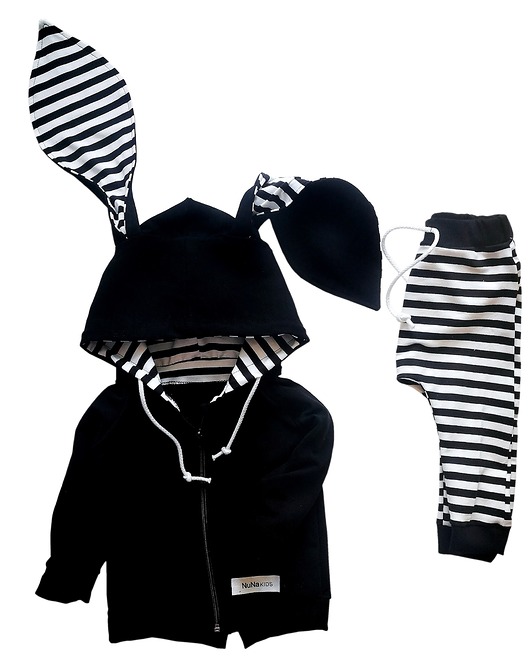Dres czarno biały Nuna kids 