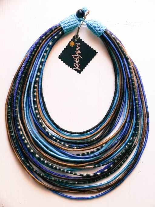Turquoise BIRD - naszyjnik MAASAI Kaeshmi