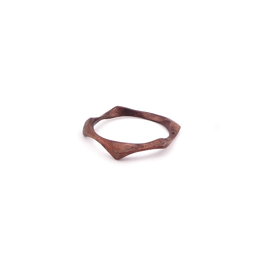 obrączki WAVES thin / copper RING