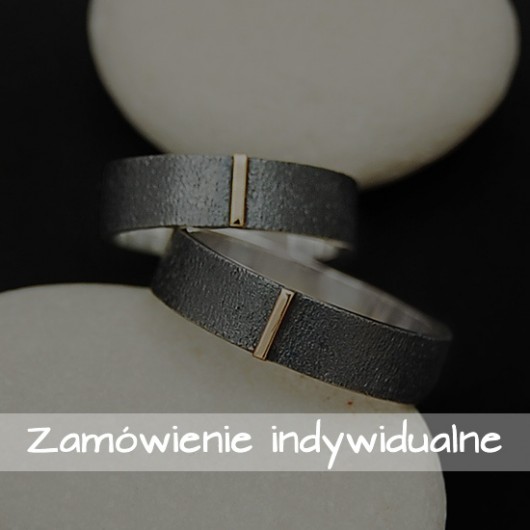 Zamówienie - Obrączki ślubne - Srebro i Złoto MAREMI Jewelry