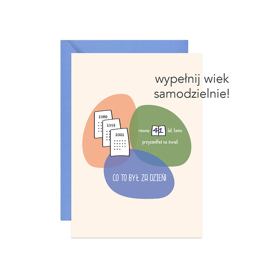 Kartka urodzinowa dla niego: Co to był za dzień! Paperwords
