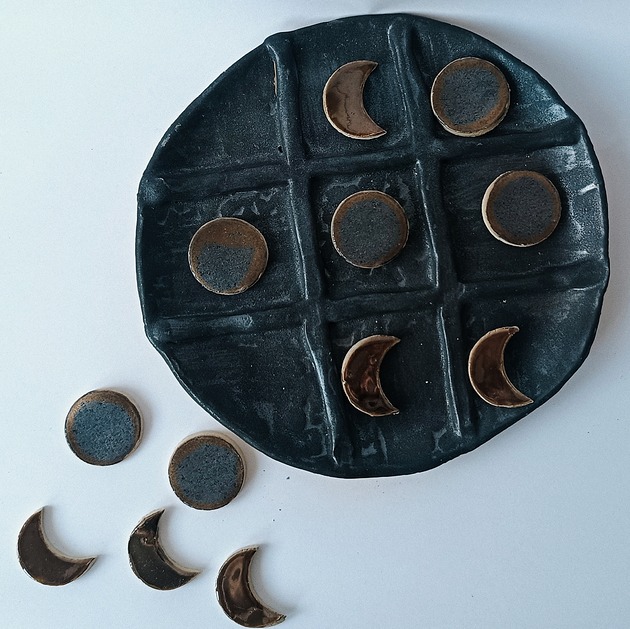 akcesoria różne Ceramiczna gra kółko i krzyżyk
