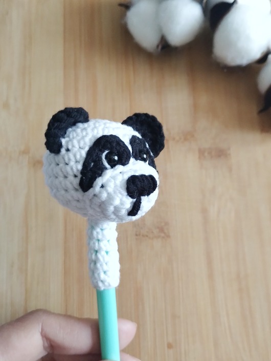 akcesoria różne Ozdoba na ołówek panda