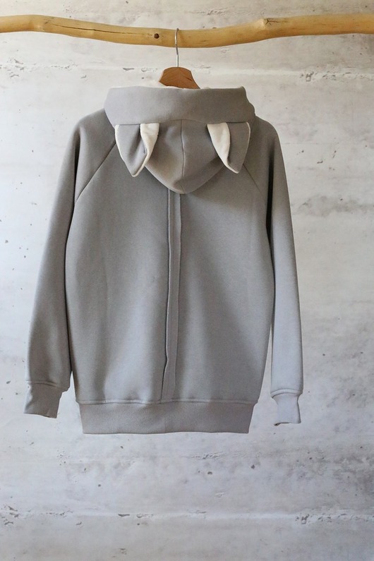 bluzy męskie Bluza Męska Szary KOT