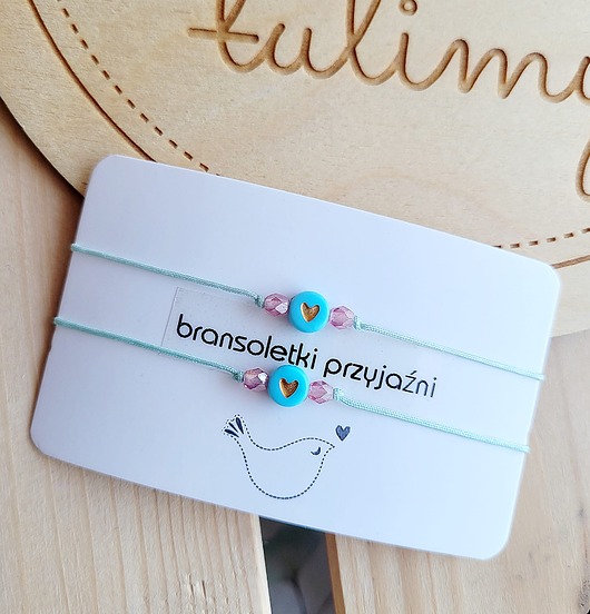 bransoletki na sznurku Bransoletki przyjaźni. Turkusowy.