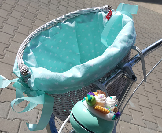 Koszyk z wkładem MIĘTA serca pan pompka