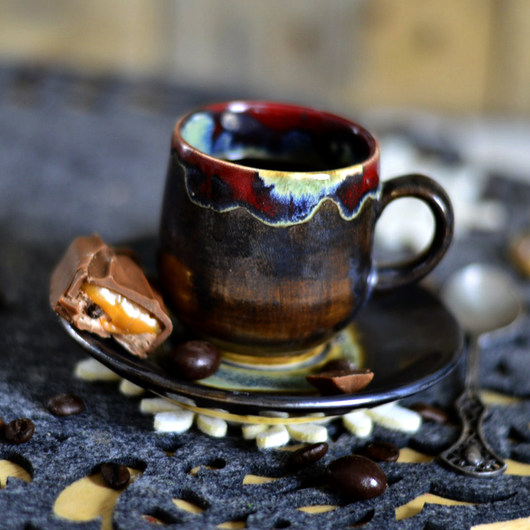 Filiżanka espresso 100 ml ze spodkiem  ArtMika design