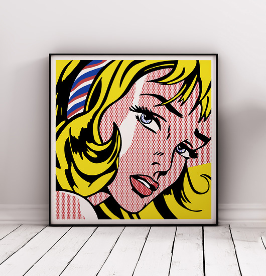 Roy Lichtenstein, grafika Pop Art Pas De LArt