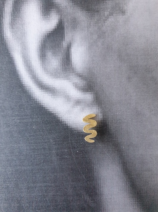 kolczyki z mosiądzu Kolczyki GARDEN OF EDEN  mini, mosiądz,węże