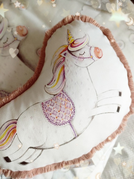 misie i maskotki Maskotka Jednorożec Sweet Dreams 15x25