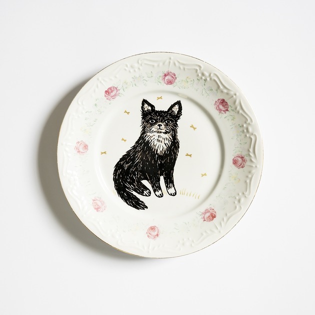 Ozdoby na ścianę Talerz na ścianę - piesek