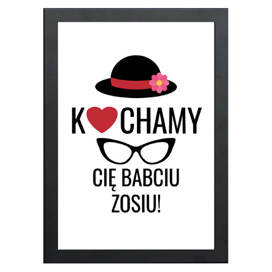 plakaty Plakat Okulary, prezent na Dzień Babci