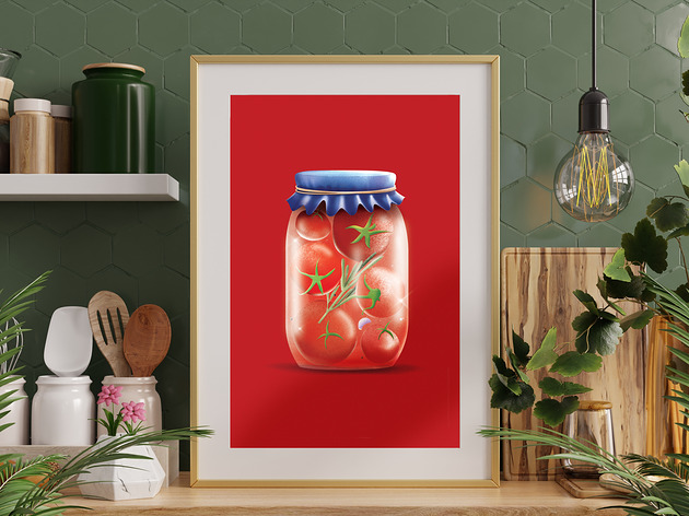 plakaty Plakat Kiszonki - Pomidory