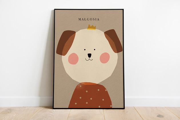 plakaty Plakat z imieniem piesek