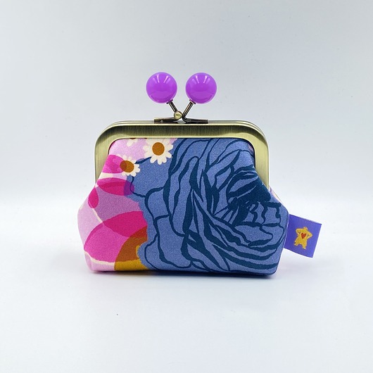 portfele damskie Peonies and Roses Blue