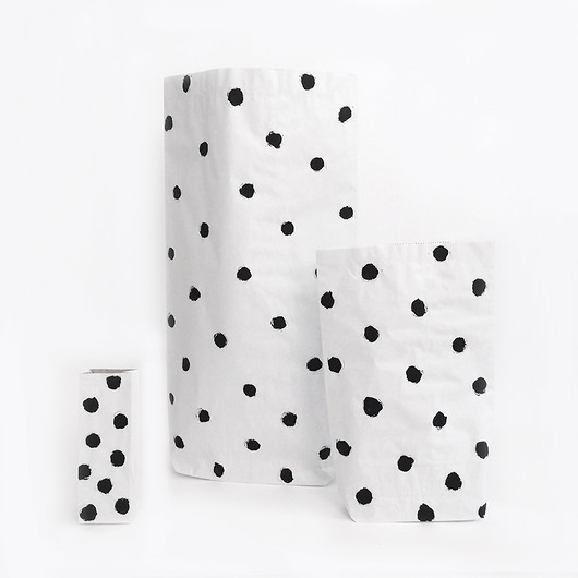 Worek papierowy - Kropki 90cm Agi Wind