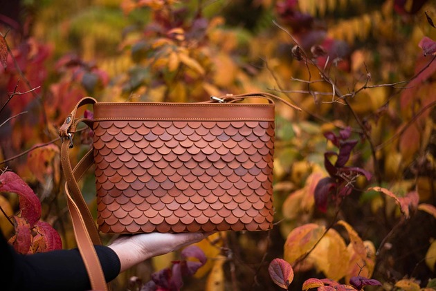 torby na ramię Torebka ze skóry Handmade - Camel