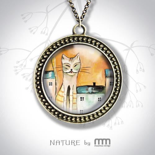 Yellow Sunshine Cat muamua design