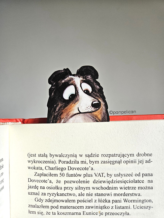 zakładki do książek Zakładka do ksiązki Owczarek szetlandzki Kiara *