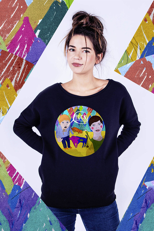 Bluza damska 'fuck' dziendobry
