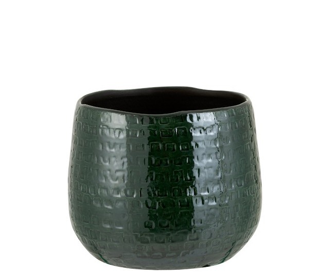 doniczki Doniczka, osłonka Pattern zielona, 33 cm