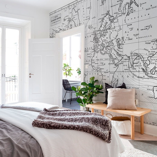 Mural Bon Voyage Motif
