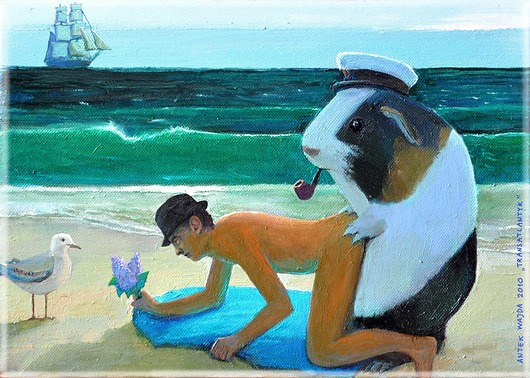 grafiki i ilustracje Transatlantyk Grafika Antka Wajdy