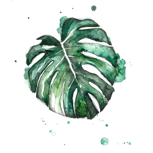 Zestaw dwóch  ilustracji botanicznych JUST ILUST Justyna Małczak