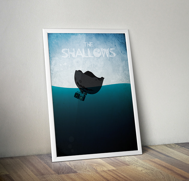 grafiki i ilustracje Plakat 100 metrów strachu