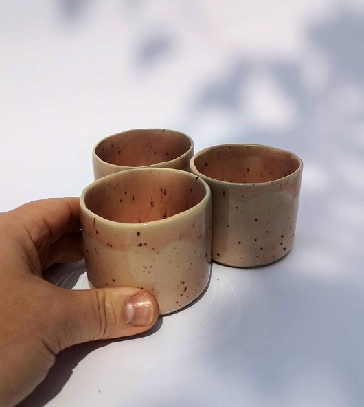 kubki Czarka espresso "różowa landrynka"