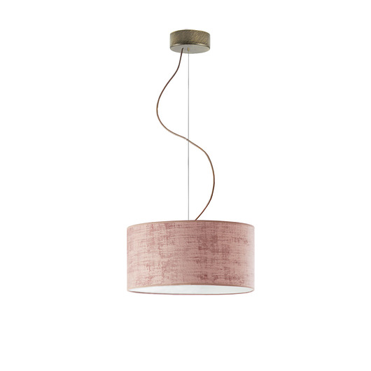 lampy wiszące Dekoracyjna lampa wisząca z welurowym abażurem HAJFA VELUR fi - 30 cm