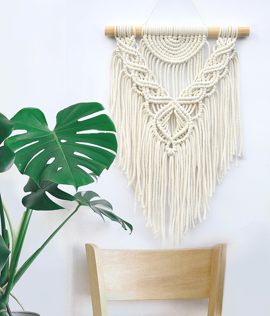Prezent handmade makrama na ścianę "Taja" Marlena Maciąg Makrama