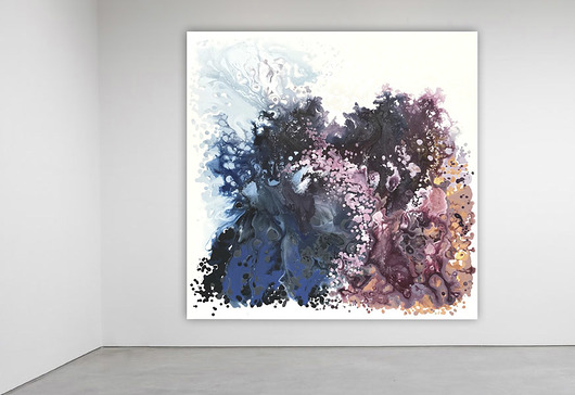 Płótno 120x120cm, obraz farbami akrylowymi Beata Jarecka