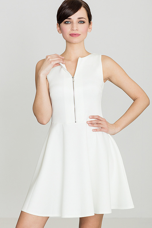 Sukienka K098 Ecru Lenitif
