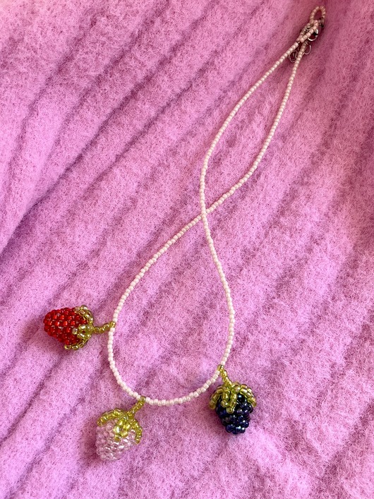 chokery Naszyjnik - tre fragole grandi