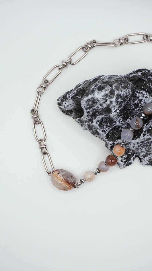 kolie Naszyjnik Chalcedon