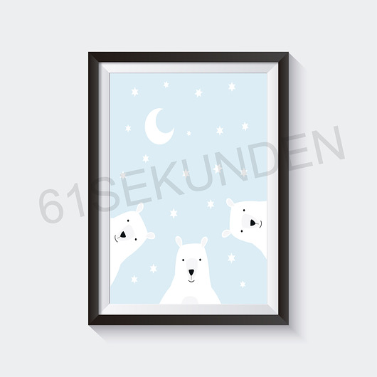  Plakat do pokoju dziecięcego MISIE I 61sekunden