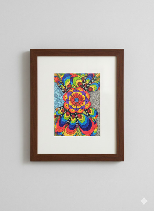 plakaty 5. TĘCZA - rysunek, plakat.