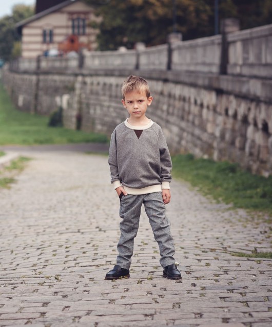 Woolen star blouse (boy) Katarzyna Sokol