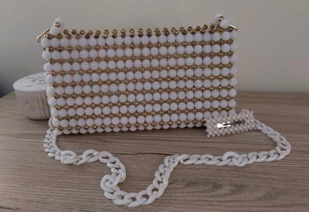 torby na ramię Torebka z koralików handmade